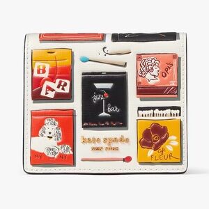 Kate Spade Morgan Matchbox Embossed Small Bifold Wallet